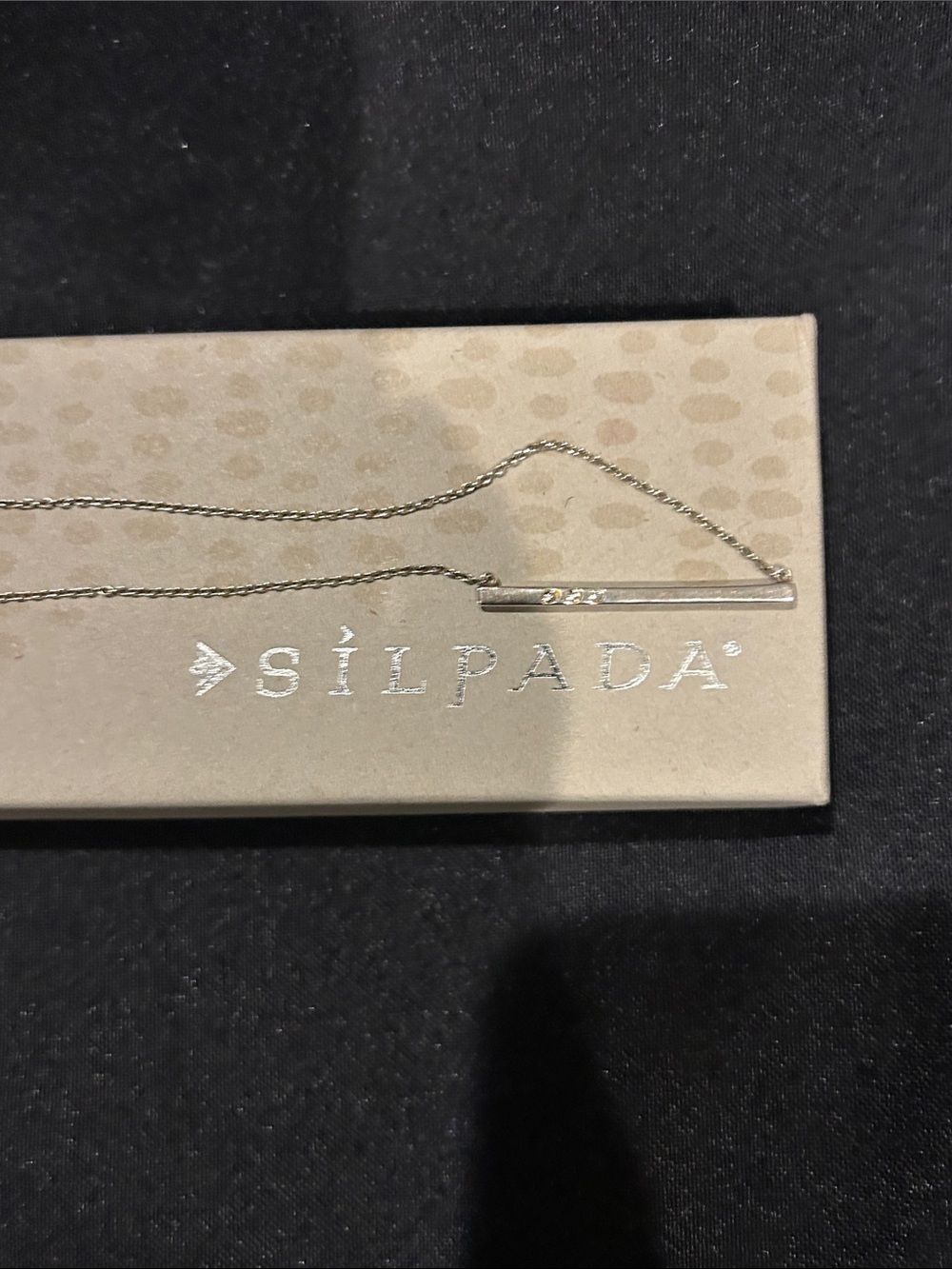 Silpada N3232 Dotted Line  Necklace - Picture 3 of 4